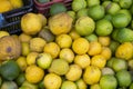 Variety of Peruvian lemons from the Peruvian jungle