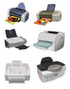 Variety of Printers Royalty Free Stock Photo