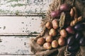 Variety of raw potatoes Royalty Free Stock Photo