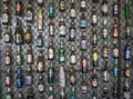 A variety of small beer bottles