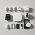 A variety of smart home devices Royalty Free Stock Photo