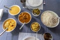 A Variety of Southern Indian Food on Table
