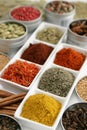 Variety of spices Royalty Free Stock Photo