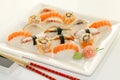 Variety of sushi Royalty Free Stock Photo