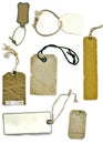 Variety of tags or labels