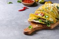 Vegetarian corn tacos Royalty Free Stock Photo