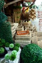 Variety of wood products sold at a store in Dapitan Arcade in Manila, Philippines