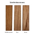 Variety of wood samples Royalty Free Stock Photo