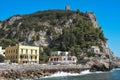 Varigotti on the coast of Finale Ligure in the province of Savona ITALY Royalty Free Stock Photo