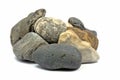 Varios stones in a close up Royalty Free Stock Photo