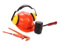 Varios working equipment. Royalty Free Stock Photo