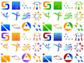 Various Abstract Logo Icon Design Elements