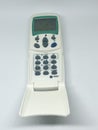 Air conditioner remote control, white background Royalty Free Stock Photo