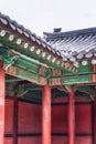 Changdeokgung Palace details Royalty Free Stock Photo