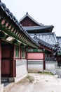 Changdeokgung Palace details Royalty Free Stock Photo