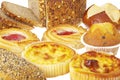 Various bakery products Royalty Free Stock Photo