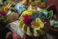 Various Balinese offerings made for Buda Cemeng Klawu ceremony