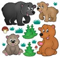 Various bears theme collection 1 Royalty Free Stock Photo