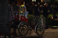 various beverage vendors use bicycles