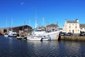 Various boats in Glasson Dock basin, Lancashire