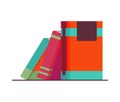 Various books, stack of books, notebooks. Set for book lovers. Read more books. Hand drawn educational vector Royalty Free Stock Photo