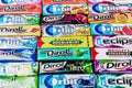 Various brand chewing gum