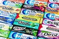 Various brand chewing gum