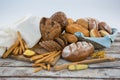 Various bread loaves Royalty Free Stock Photo