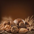 Various bread Royalty Free Stock Photo