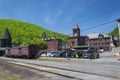 Jim thorpe Pennsylvania buildings and landscape Royalty Free Stock Photo