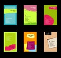 Various business card set Royalty Free Stock Photo