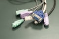 Various cables for computer peripherals to provide audio and video