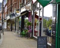 A Row of Shops in Hampstead London UK Royalty Free Stock Photo