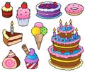 Various cakes collection 1