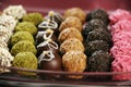 Various chocolate truffles