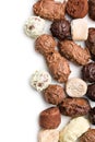 Various chocolate truffles