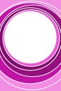 Circles pink shades frame border Royalty Free Stock Photo