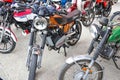 Various classic motorcycles from various manufacturers Vespa, Zundapp, Famel XF, Piaggio, Sachs V5