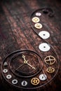 Various clock parts