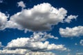 Various clouds in the sky, rain clouds, indoor air, rainy weather black cloud pictures Royalty Free Stock Photo