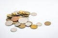 Various coins Royalty Free Stock Photo