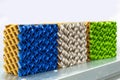 Various color texture rhombic structure ventilation cooling pad or honeycomb filter evaporator paper cooling for reduce air