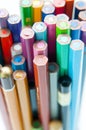Various colored pencils Royalty Free Stock Photo