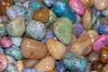 Various and Colorful Gemstone from a Tourist Souvenirs Stand