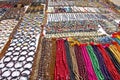 Various colorful jewelery in Varanasi market