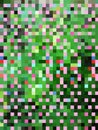 Various colours of squares designed beautifully with computer generated pattern.