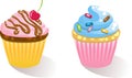 Various cupcake Royalty Free Stock Photo