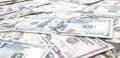 Various dollar notes background Royalty Free Stock Photo