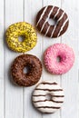 Various donuts Royalty Free Stock Photo