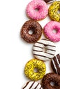 Various donuts Royalty Free Stock Photo